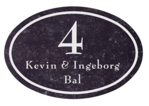 Goedkoop hardsteen naambord