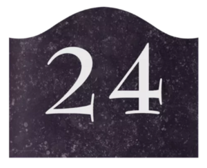 gNatuursteen huisnummers