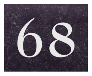 Natuursteen huisnummerplaten