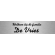 Deur naamplaatjes