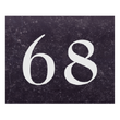 Natuursteen huisnummerplaten