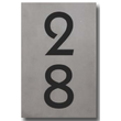 Betonnen huisnummerbordjes