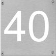 Huisnummerplaten van Aluminium