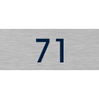 Huisnummerplaten aluminium