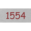 Nummerbordjes Aluminium