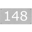 Huisnummerbordjes Aluminium